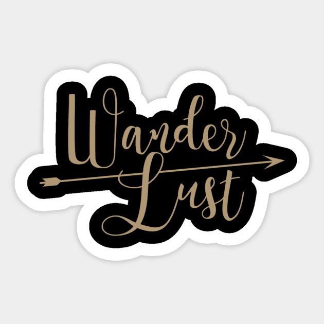 Wanderlust Sticker by pensailsdesigns